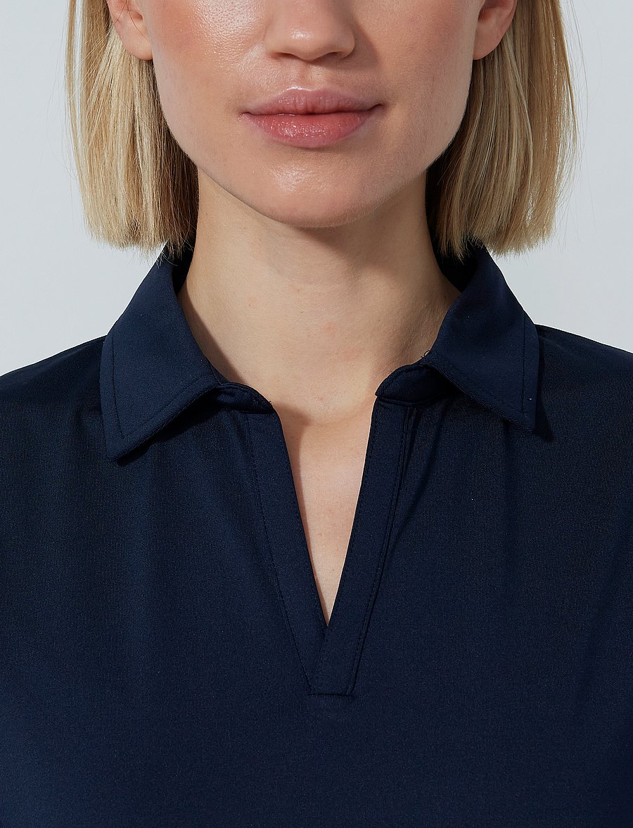 Daily Sports - BELLA BIRDIE CAP S POLO SHIRT - oberteile & t-shirts - navy - 4
