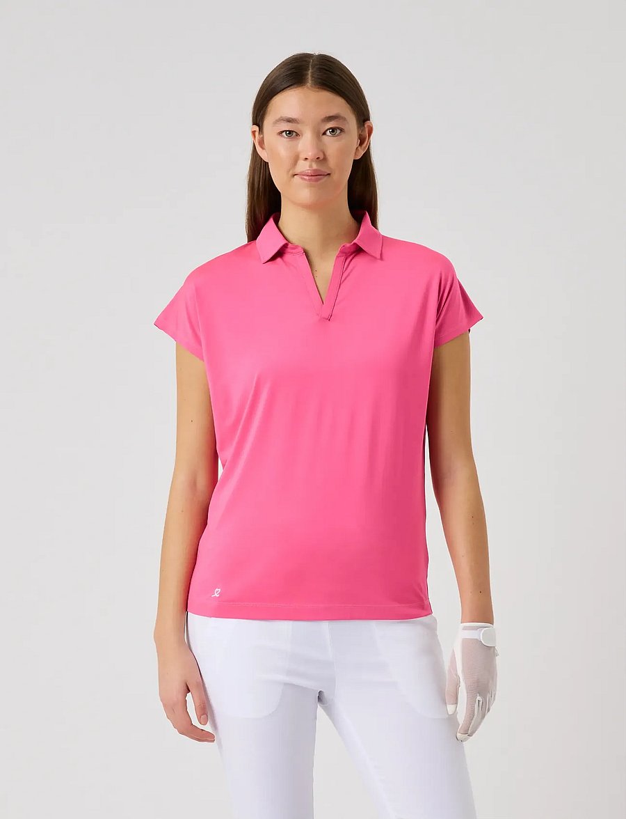 Daily Sports - BELLA BIRDIE CAP S POLO SHIRT - oberteile & t-shirts - radiant pink - 0