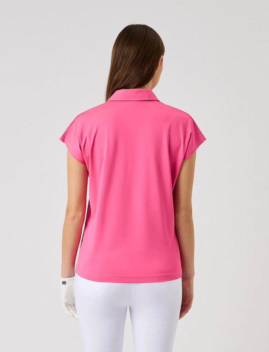 Daily Sports - BELLA BIRDIE CAP S POLO SHIRT - oberteile & t-shirts - radiant pink - 3