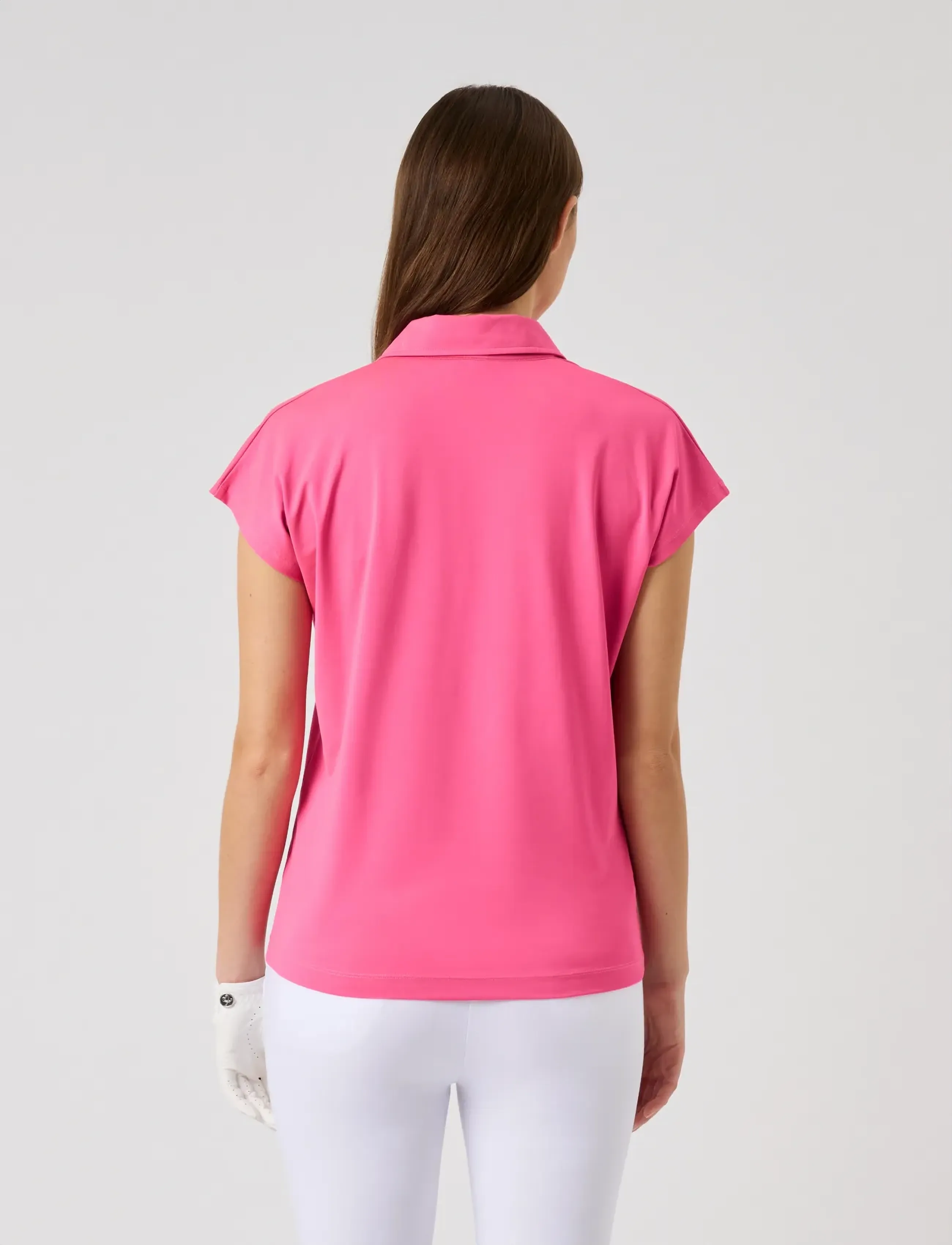 Daily Sports - BELLA BIRDIE CAP S POLO SHIRT - toppe & t-shirts - radiant pink - 3