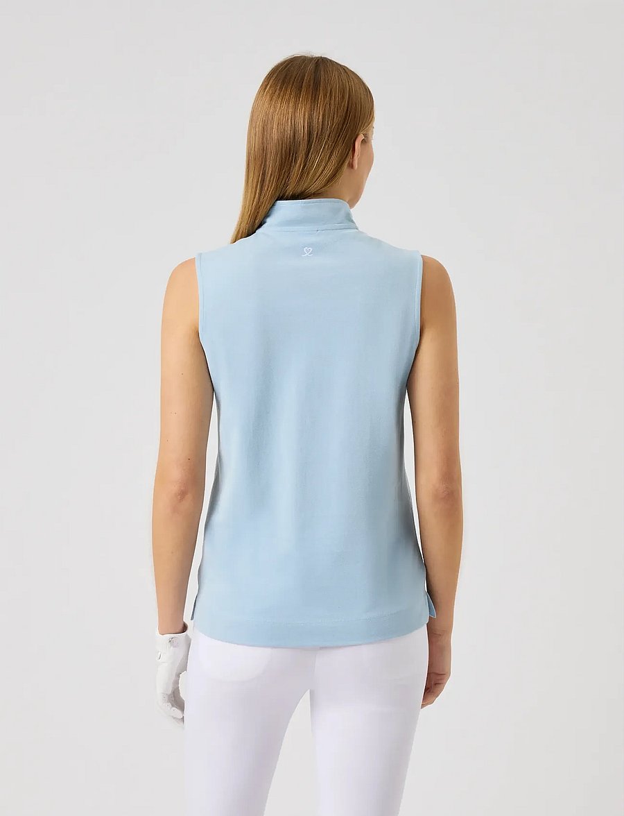 Daily Sports - Kim SL Polo shirt - oberteile & t-shirts - breezy blue - 3
