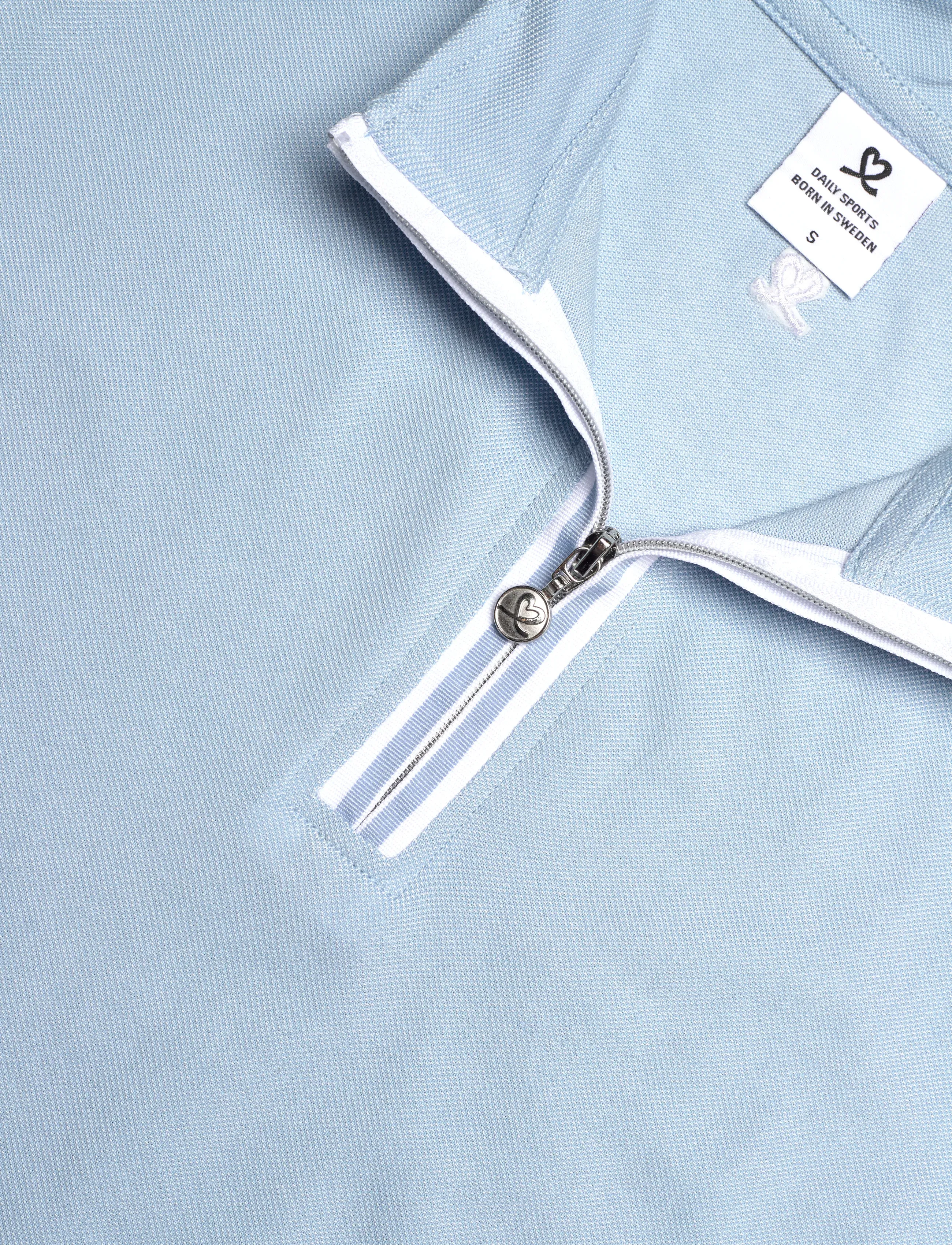 Daily Sports - KIM SL POLO SHIRT - toppe & t-shirts - breezy blue - 5