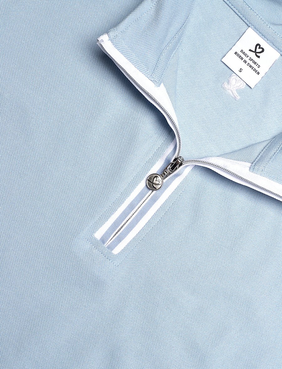 Daily Sports - Kim SL Polo shirt - oberteile & t-shirts - breezy blue - 5