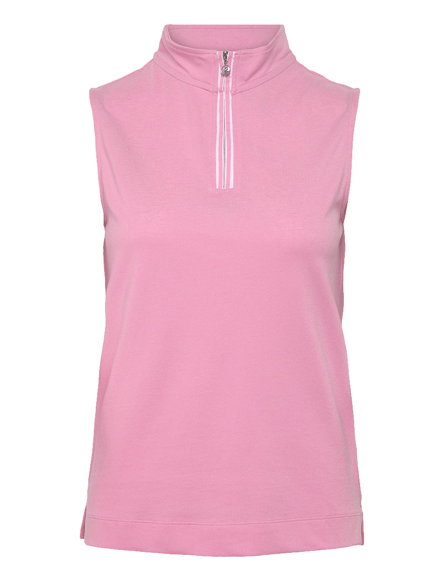 Daily Sports - Kim SL Polo shirt - oberteile & t-shirts - prism pink - 1