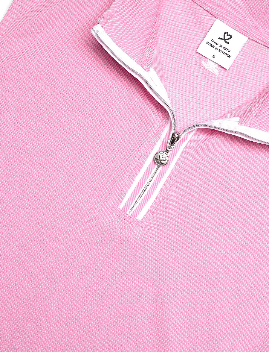 Daily Sports - Kim SL Polo shirt - oberteile & t-shirts - prism pink - 5