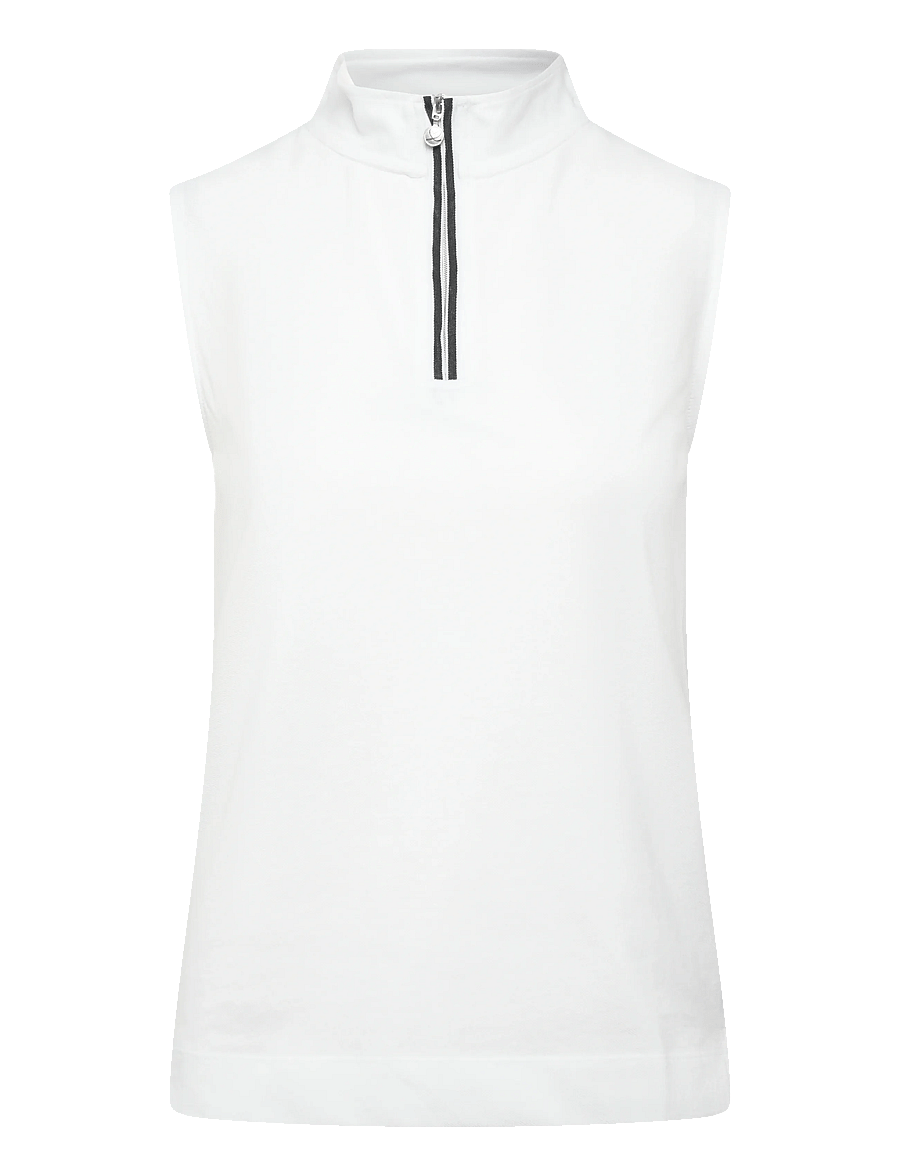 Daily Sports - Kim SL Polo shirt - toppar & t-shirts - white - 1