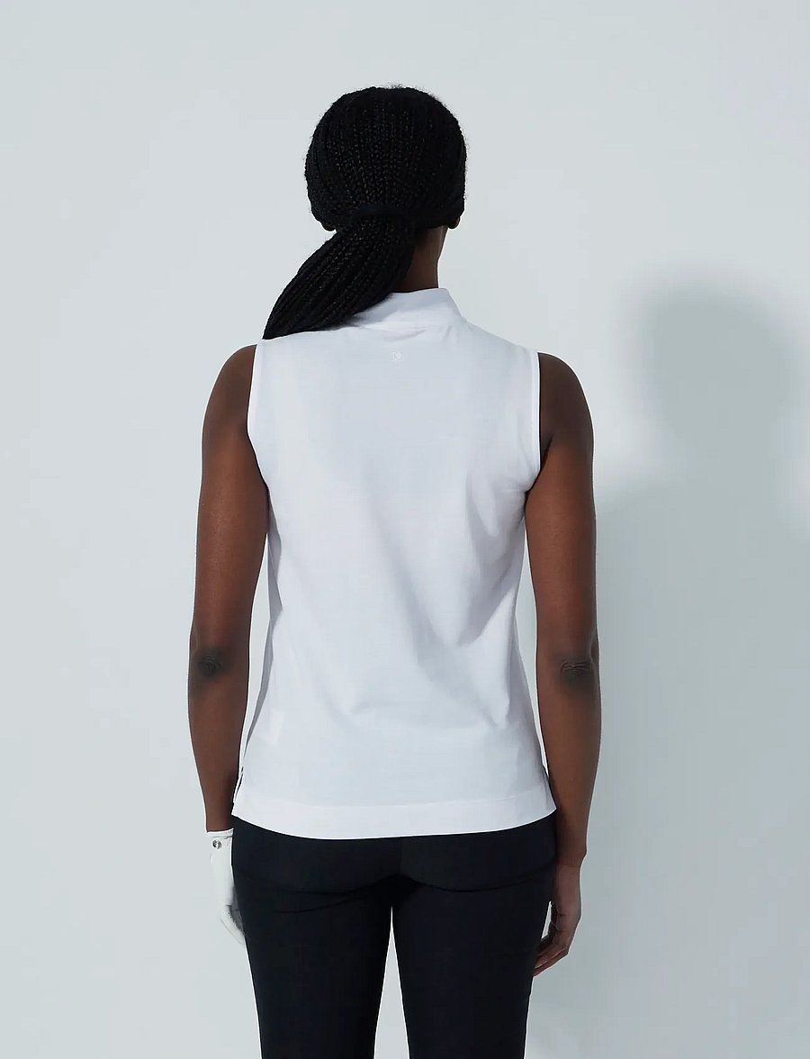 Daily Sports - Kim SL Polo shirt - toppar & t-shirts - white - 3
