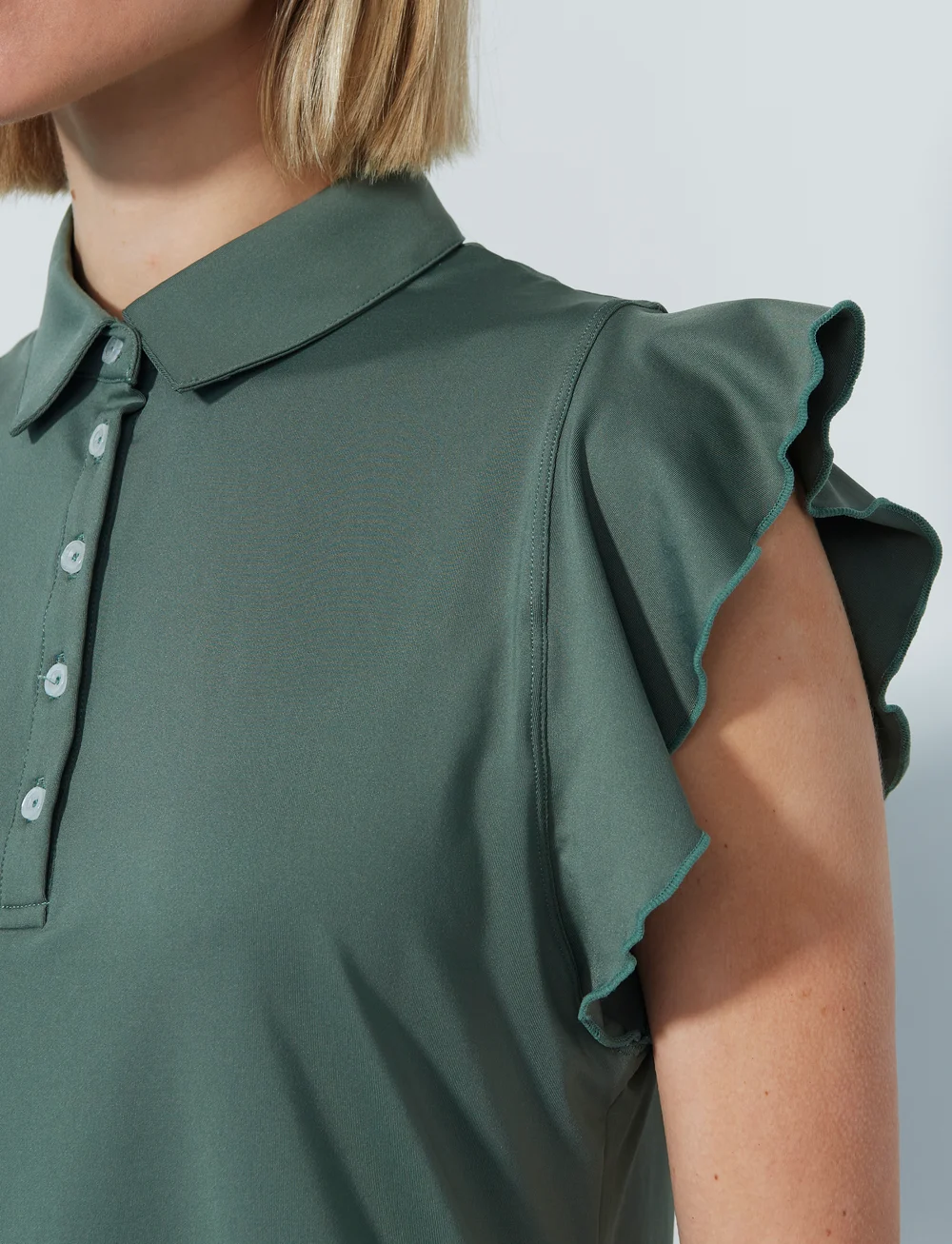 Daily Sports - LUXE SL POLO SHIRT - toppar & t-shirts - khaki - 4