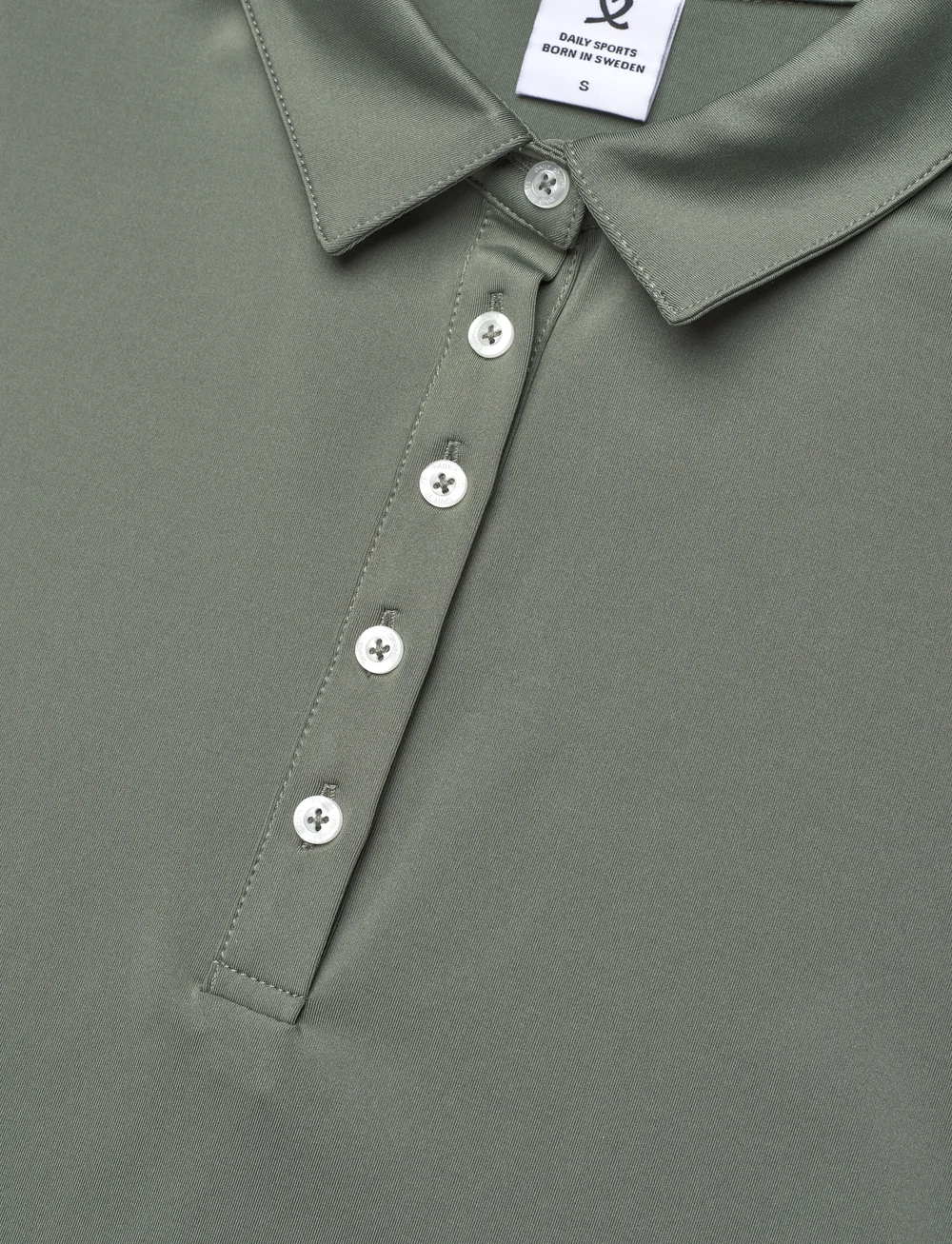 Daily Sports - LUXE SL POLO SHIRT - toppar & t-shirts - khaki - 5