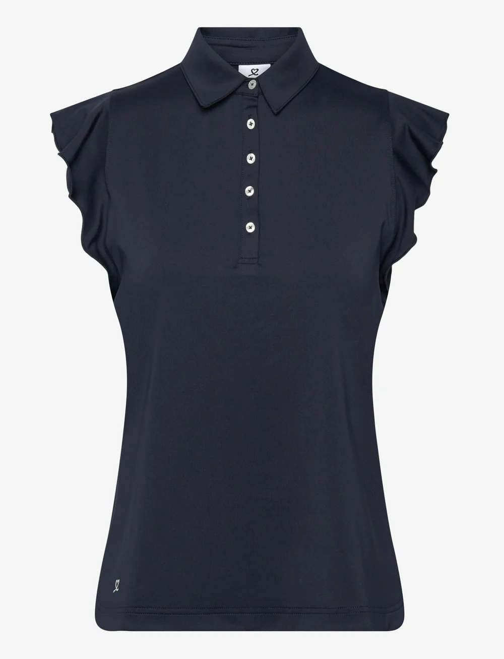 Daily Sports - LUXE SL POLO SHIRT - tops & t-shirts - navy - 1