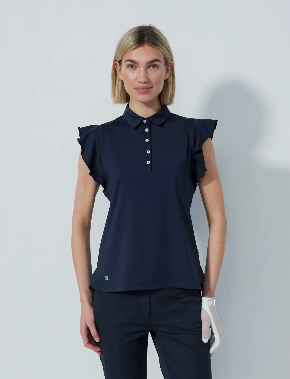 Daily Sports - LUXE SL POLO SHIRT - tops & t-shirts - navy - 0