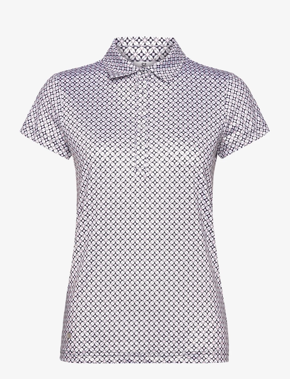 Daily Sports - SHEERMOTION CAP S POLO SHIRT - oberteile & t-shirts - mosaic medley - 1