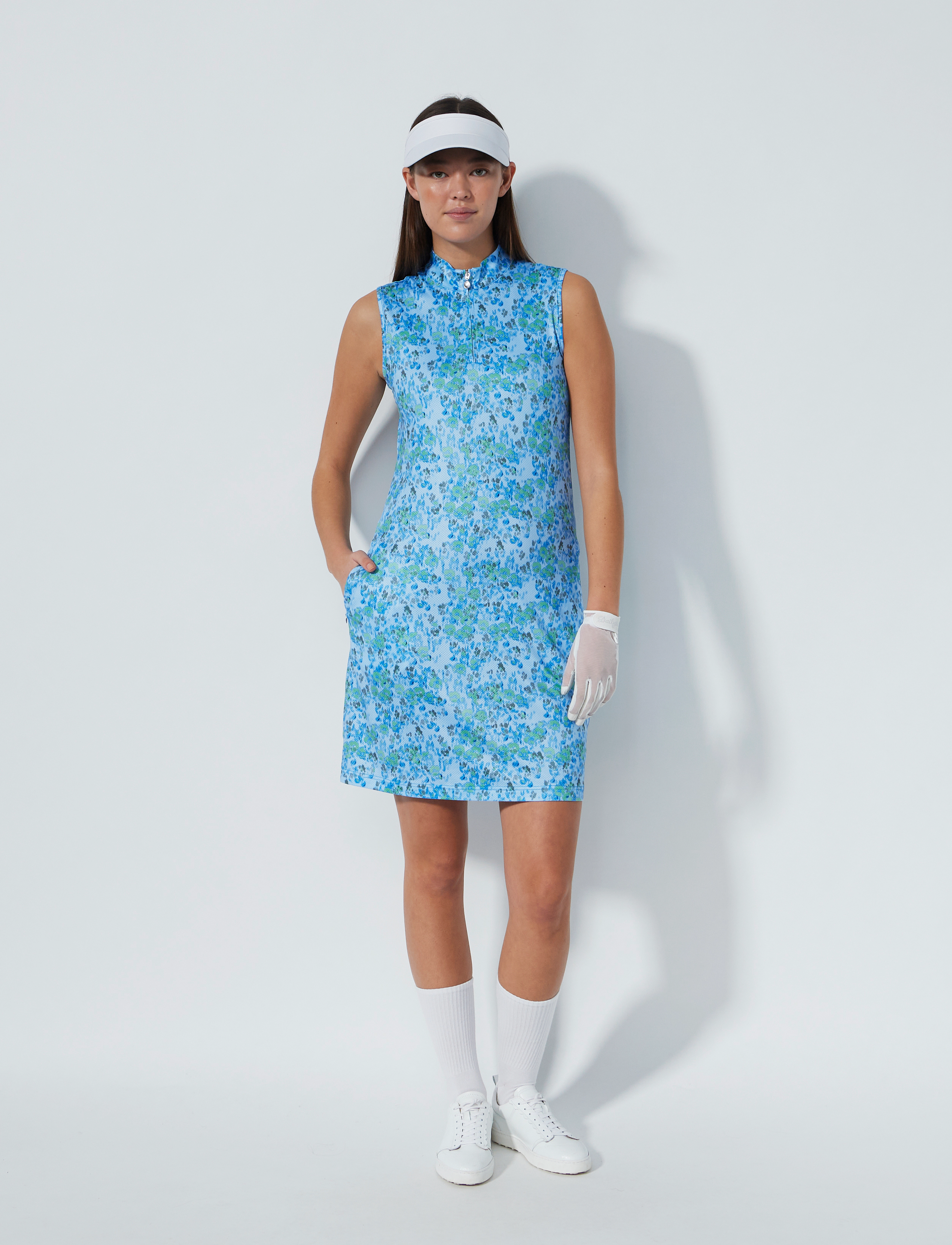Daily Sports SHEERRMOTION SL DRESS - Klänningar - WATER BLOOM / blue