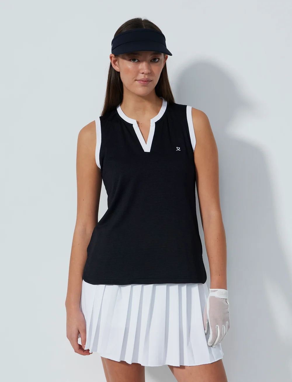 Daily Sports - MASSY SL POLO SHIRT - polos - black - 0