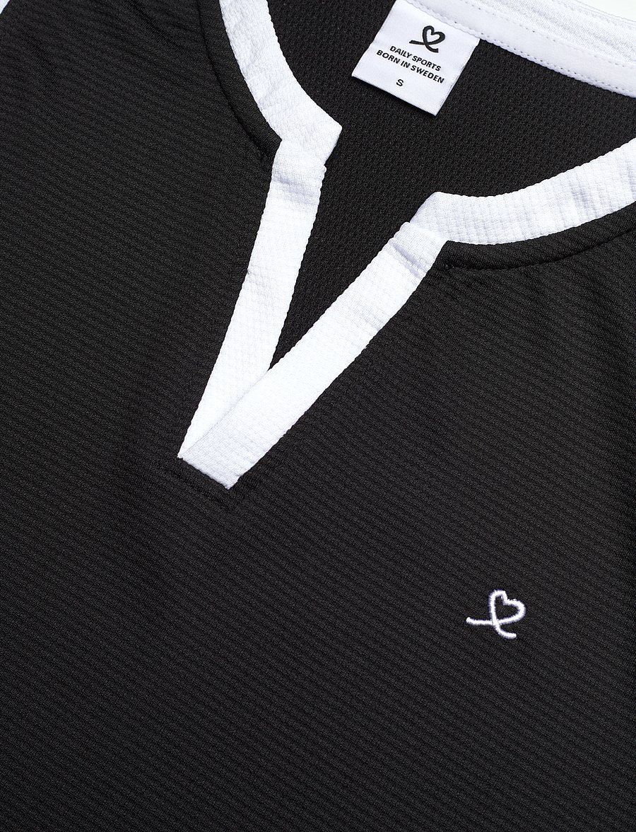 Daily Sports - MASSY SL POLO SHIRT - black - 5