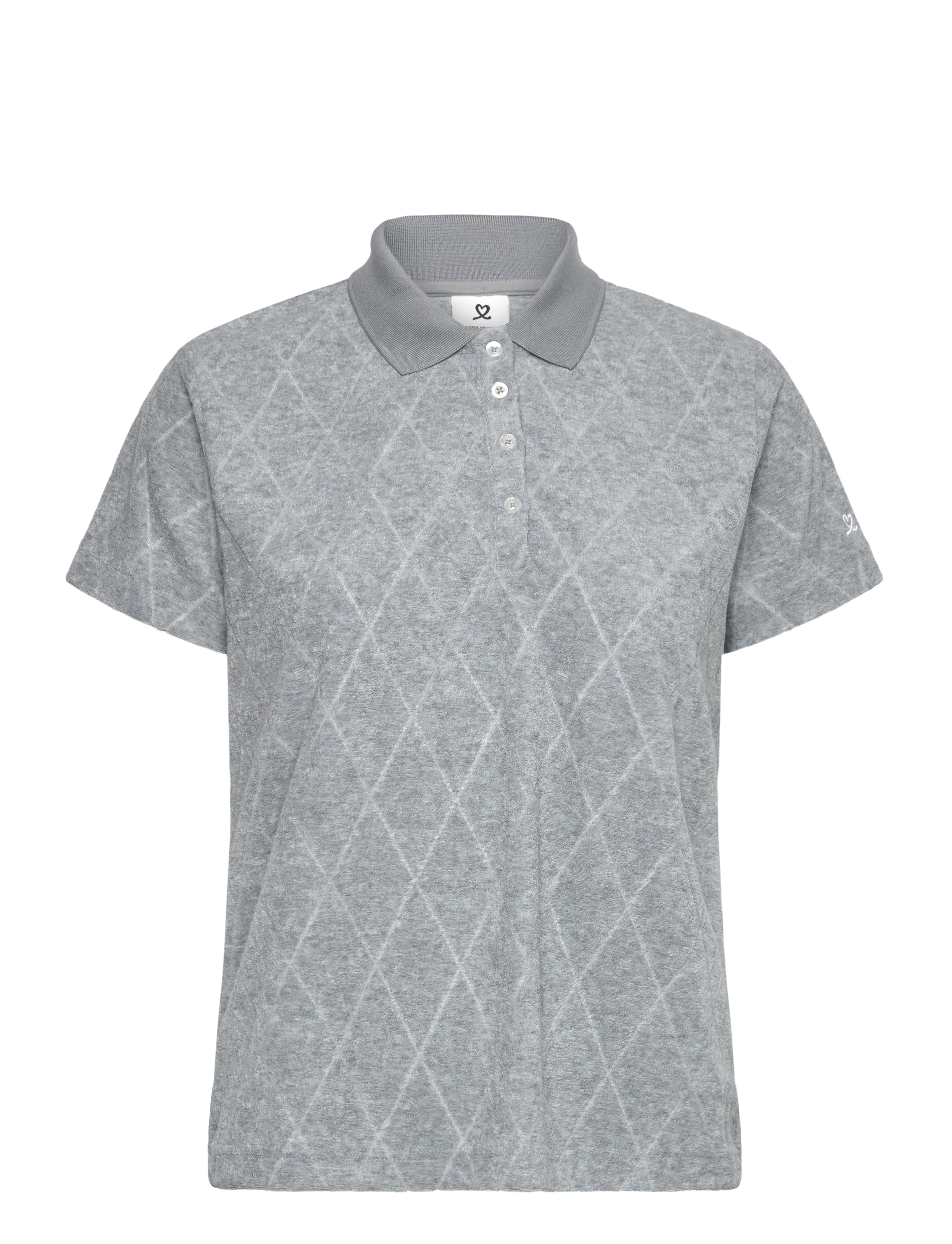 DAILY Sport Terry Touch Ss Polo Shirt Grau - XS - Damen