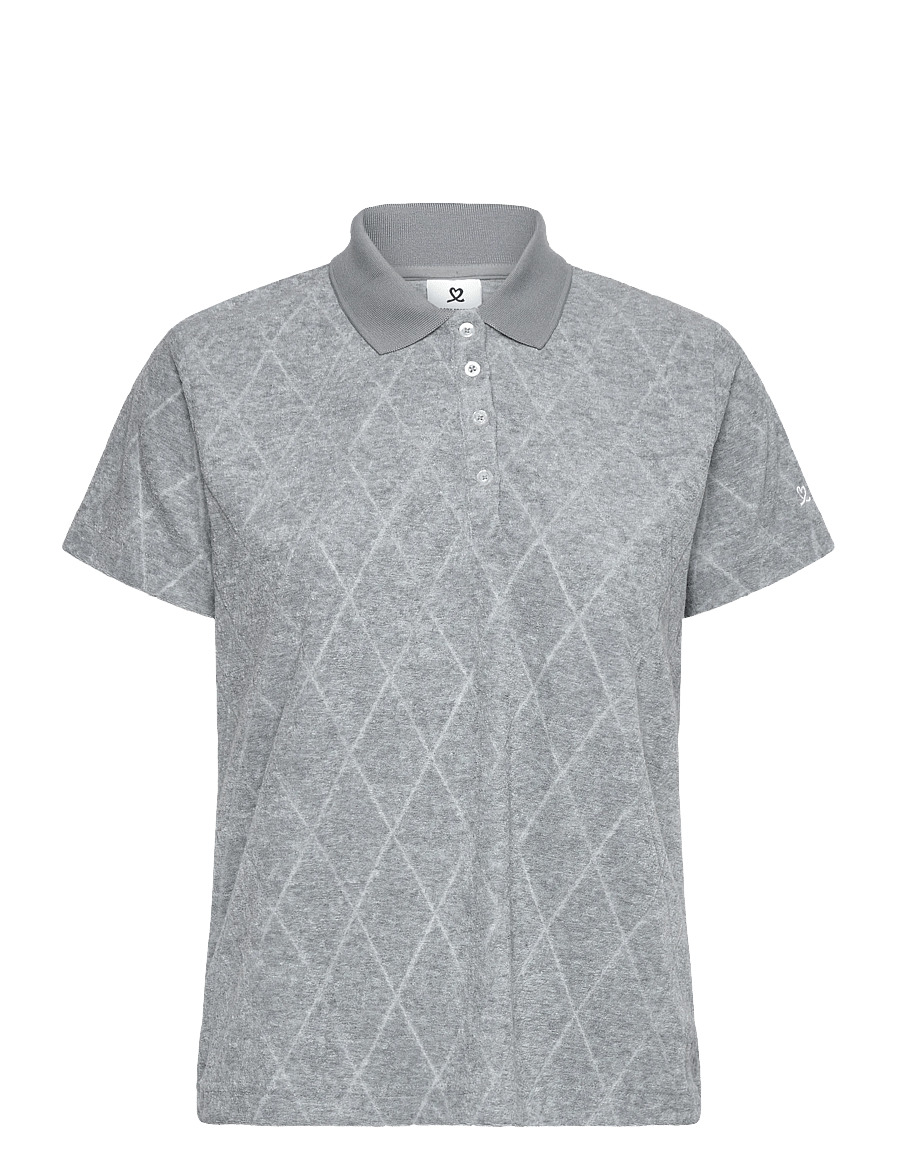 Daily Sports - TERRY TOUCH SS POLO SHIRT - koszulki polo - grey melange - 1