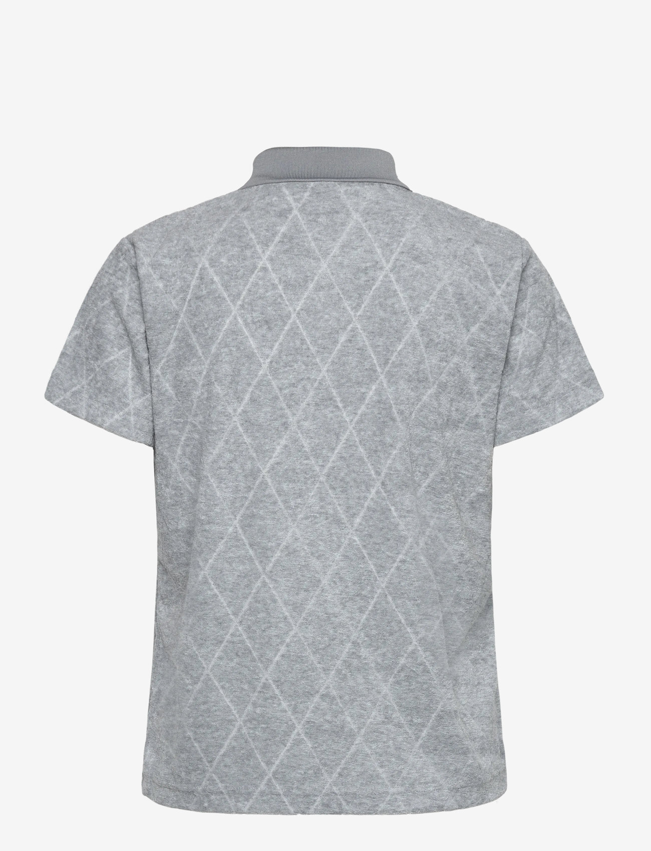 Daily Sports - TERRY TOUCH SS POLO SHIRT - toppar & t-shirts - grey melange - 2