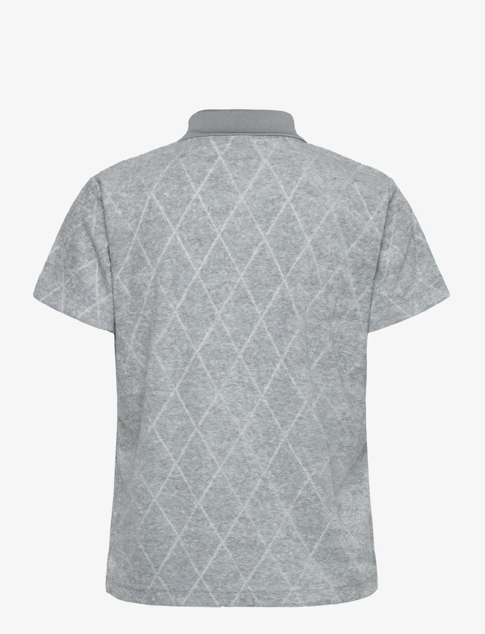 Daily Sports - TERRY TOUCH SS POLO SHIRT - alussärgid ja t-särgid - grey melange - 2