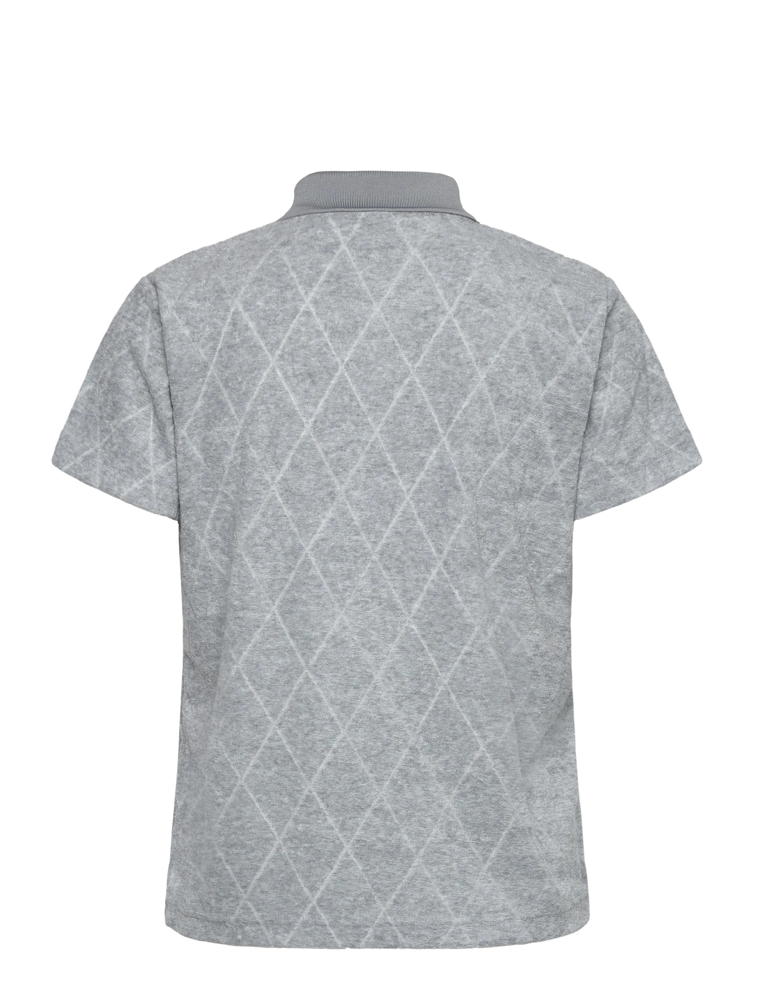 Daily Sports - TERRY TOUCH SS POLO SHIRT - oberteile & t-shirts - grey melange - 2