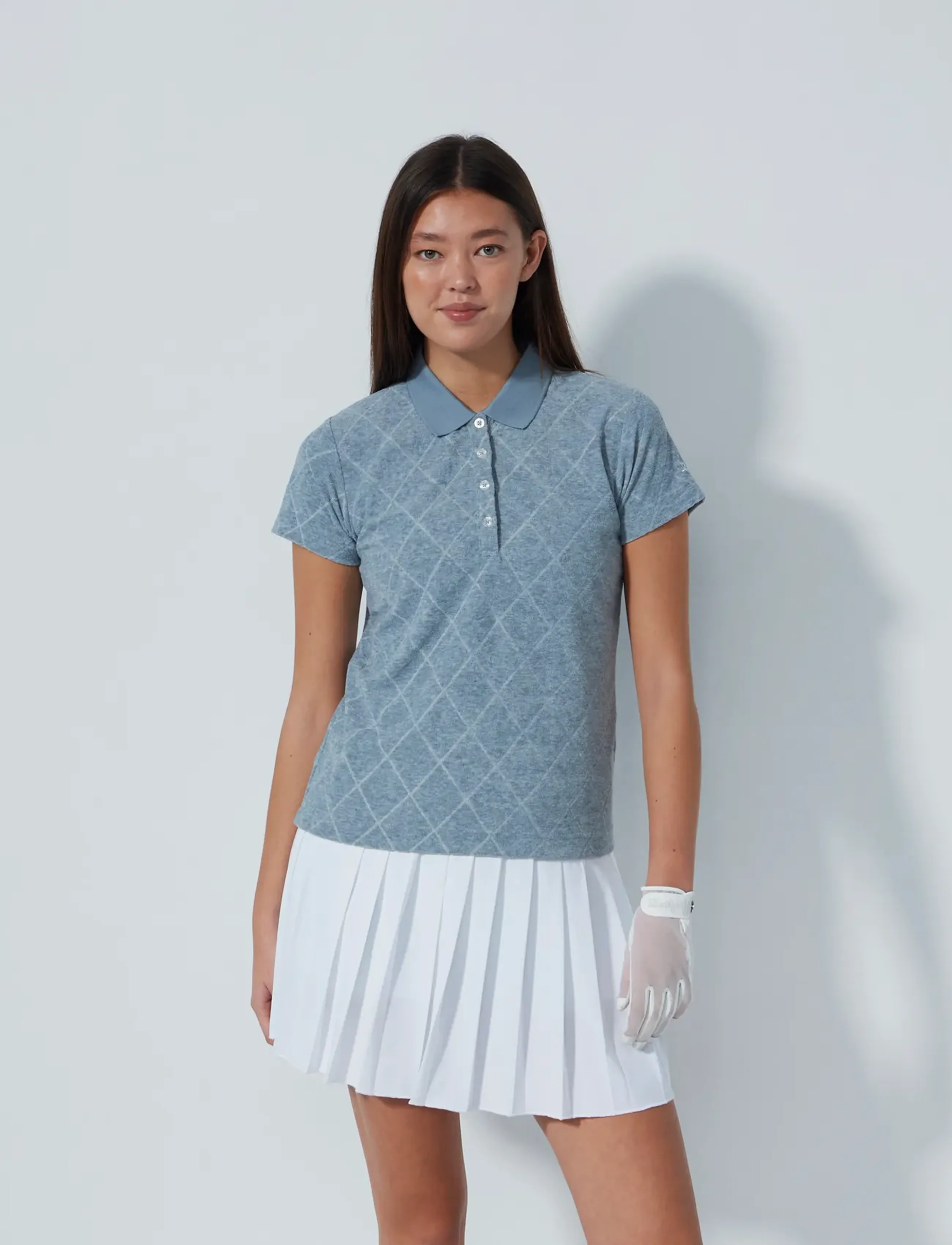 Daily Sports Terry Touch Ss Polo Shirt, S, Oberteile & T-shirts, Grau - Sport Polos, Frauen