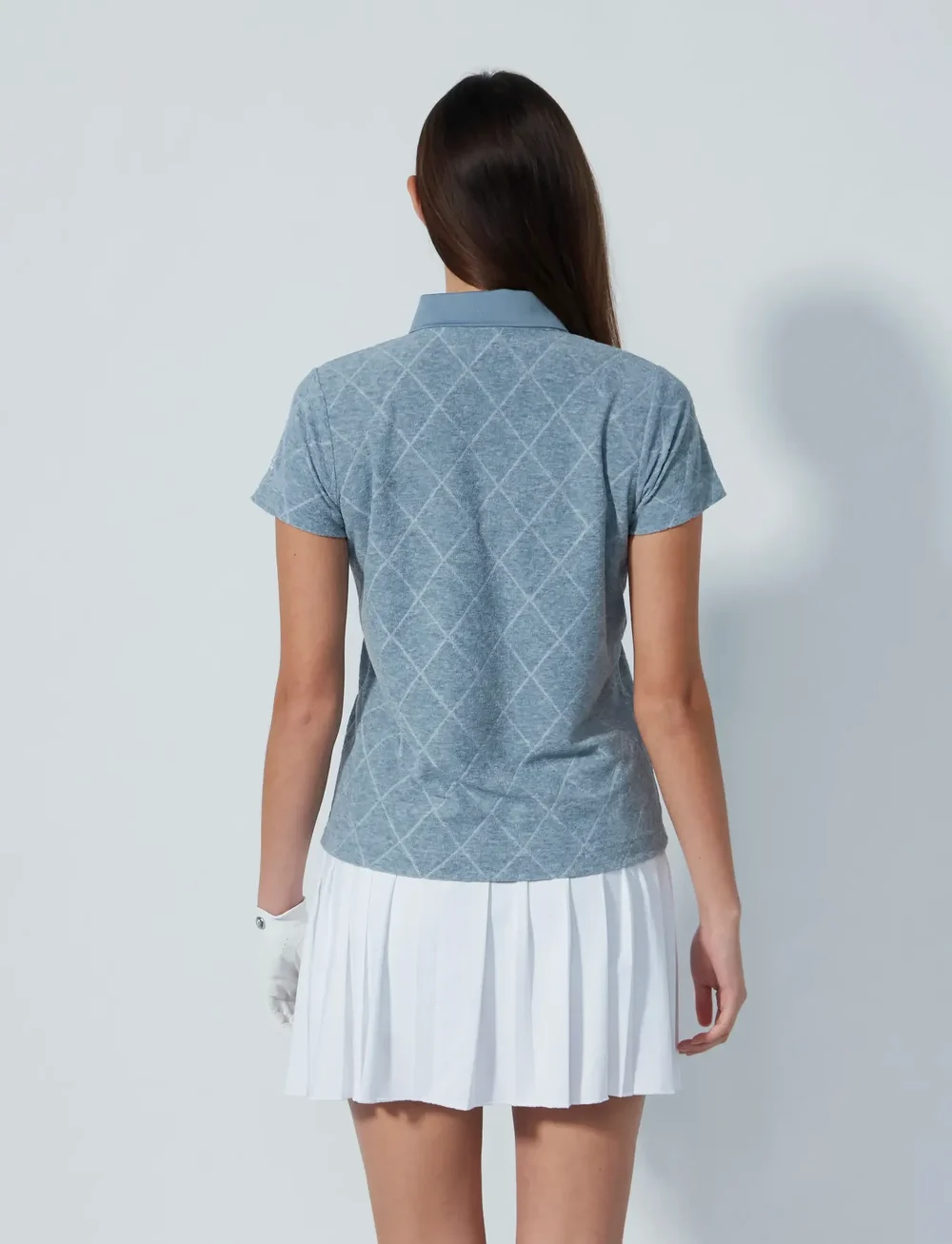 Daily Sports - TERRY TOUCH SS POLO SHIRT - alussärgid ja t-särgid - grey melange - 3