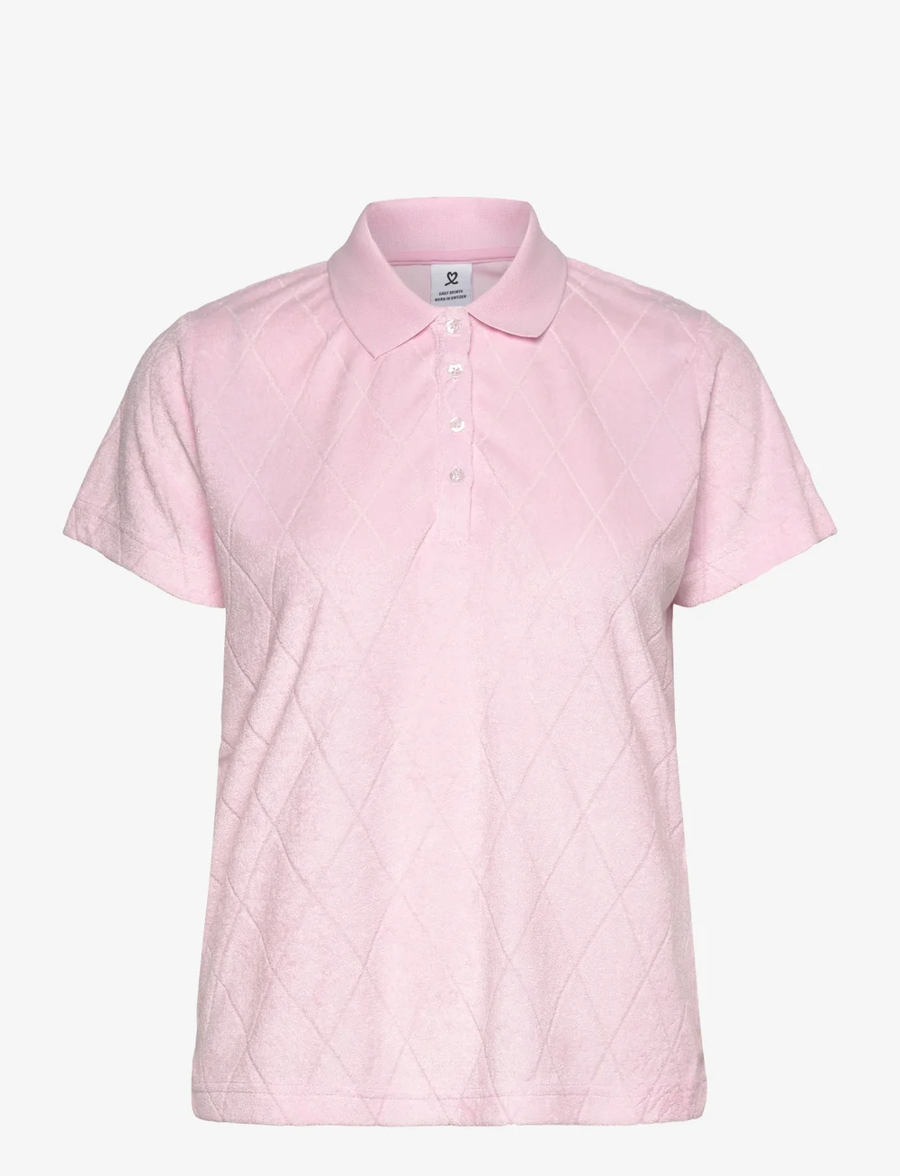 Daily Sports - TERRY TOUCH SS POLO SHIRT - oberteile & t-shirts - pink - 1