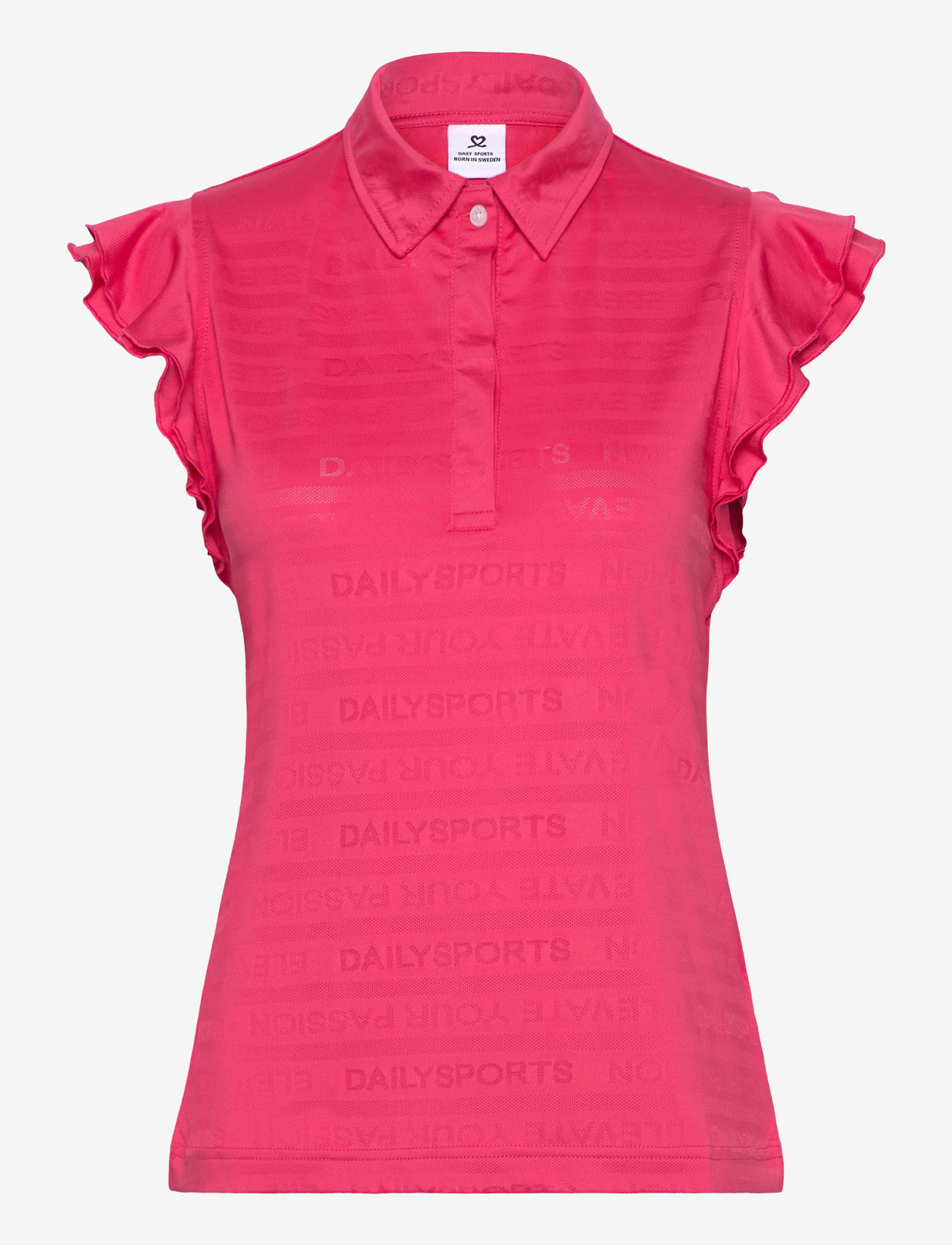 Daily Sports - PASSION SL POLO SHIRT - toppar & t-shirts - intense coral - 1