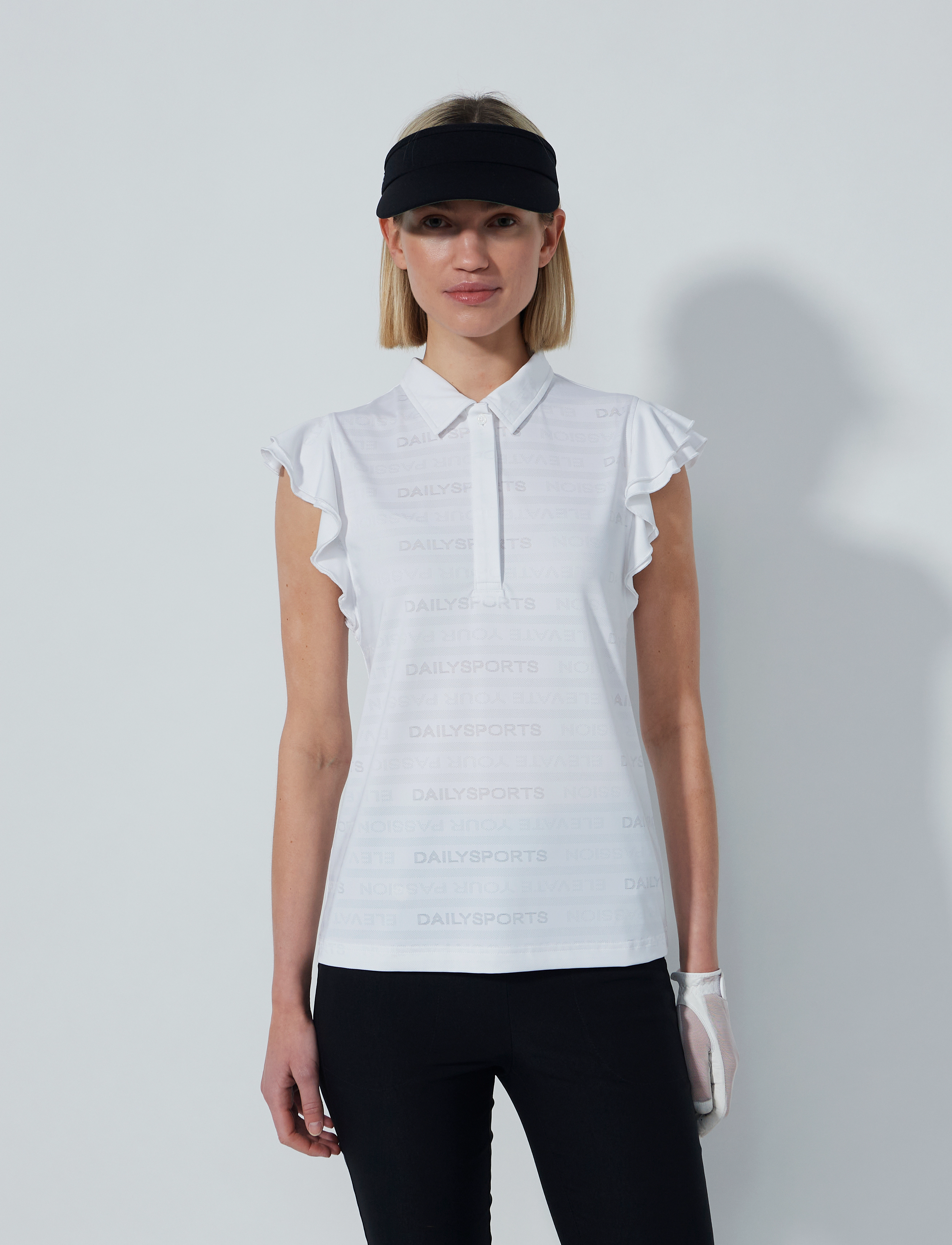 Daily Sports PASSION SL POLO SHIRT - T-shirts & Toppar - WHITE / white