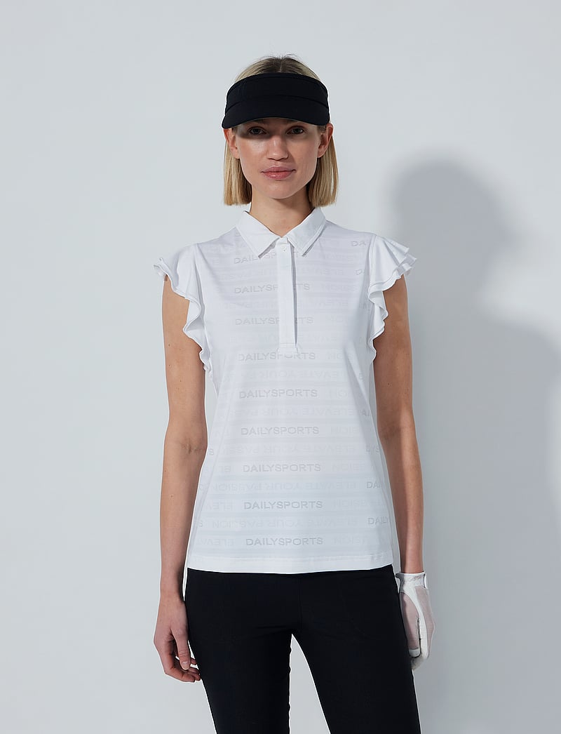 Daily Sports - PASSION SL POLO SHIRT - toppe & t-shirts - white - 0