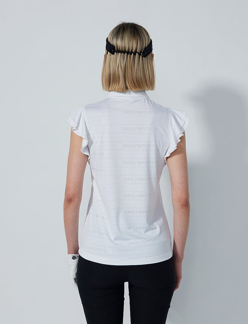 Daily Sports - PASSION SL POLO SHIRT - toppe & t-shirts - white - 3