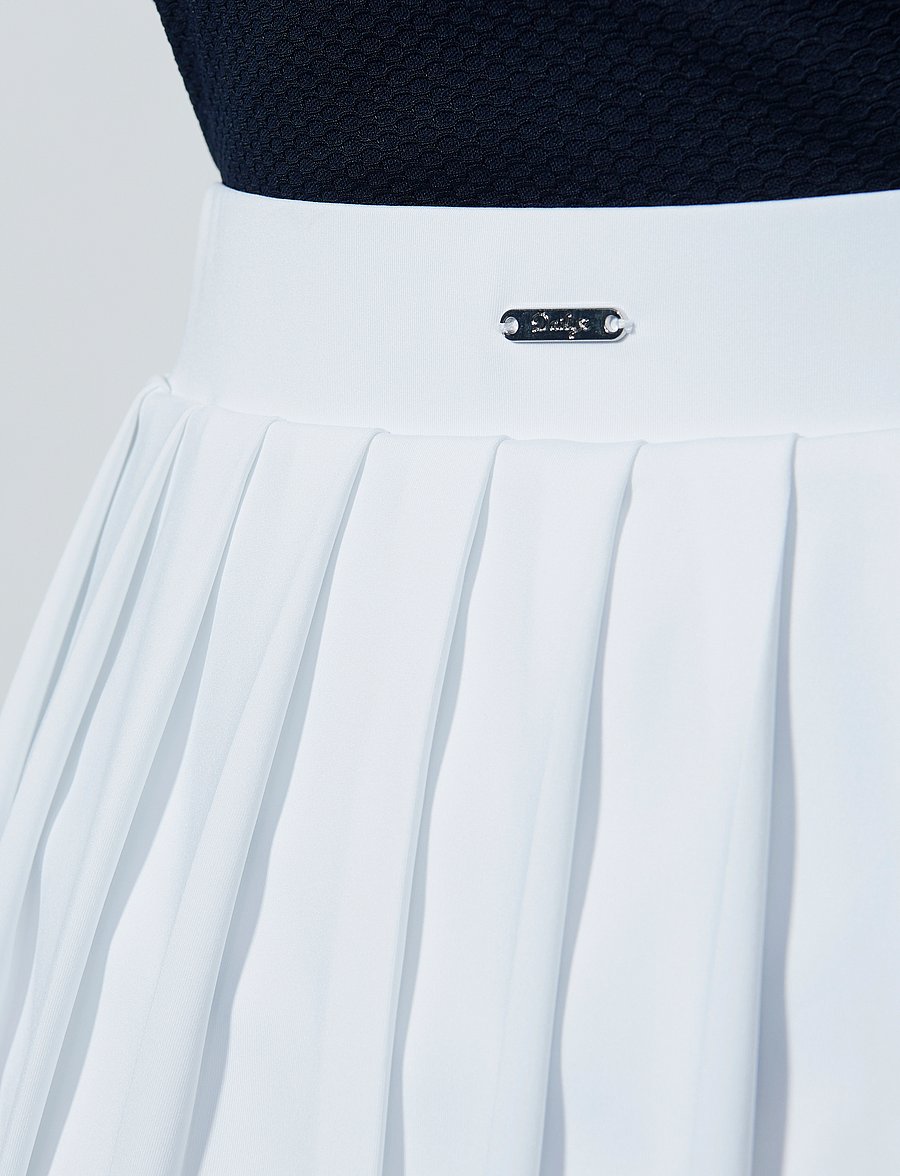 Daily Sports - Pleated Skort 45 cm - robes & jupes - white - 4