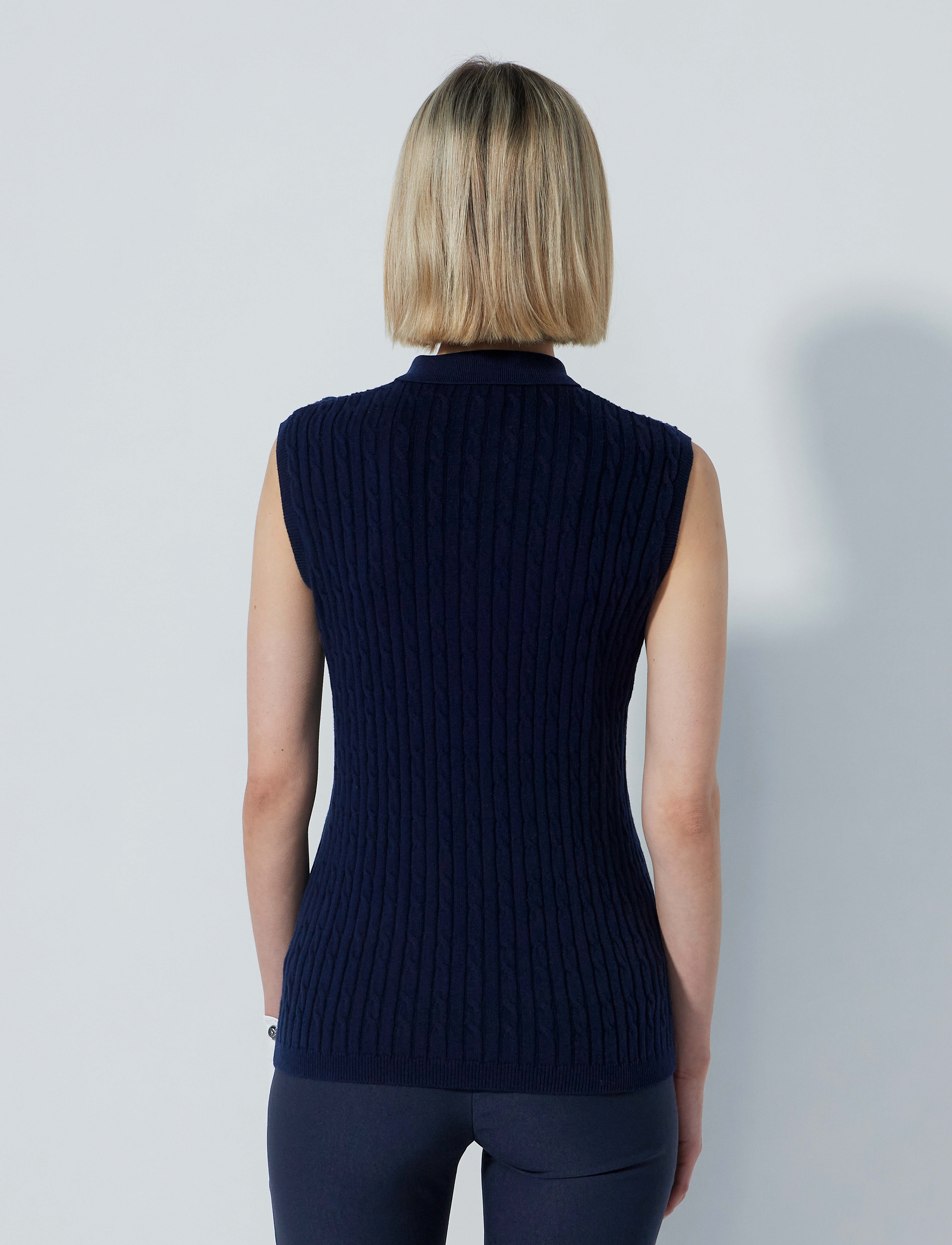 Daily Sports - Madelene SL Polo shirt - tops & t-shirts - navy - 3