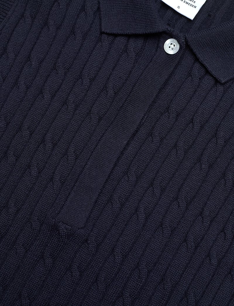 Daily Sports - Madelene SL Polo shirt - alussärgid ja t-särgid - navy - 5