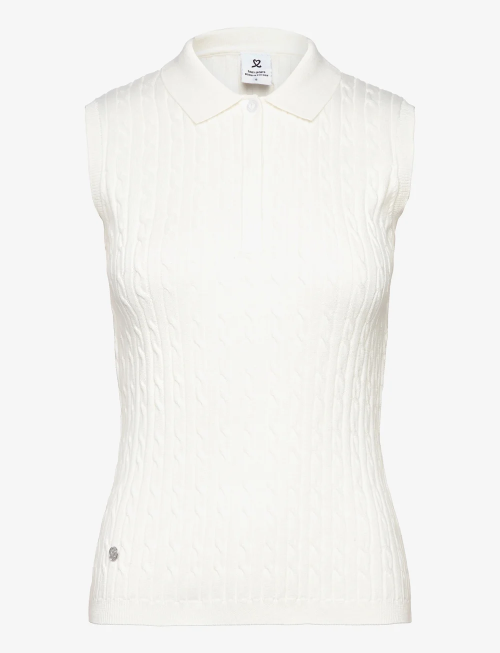 Daily Sports - Madelene SL Polo shirt - oberteile & t-shirts - white - 1