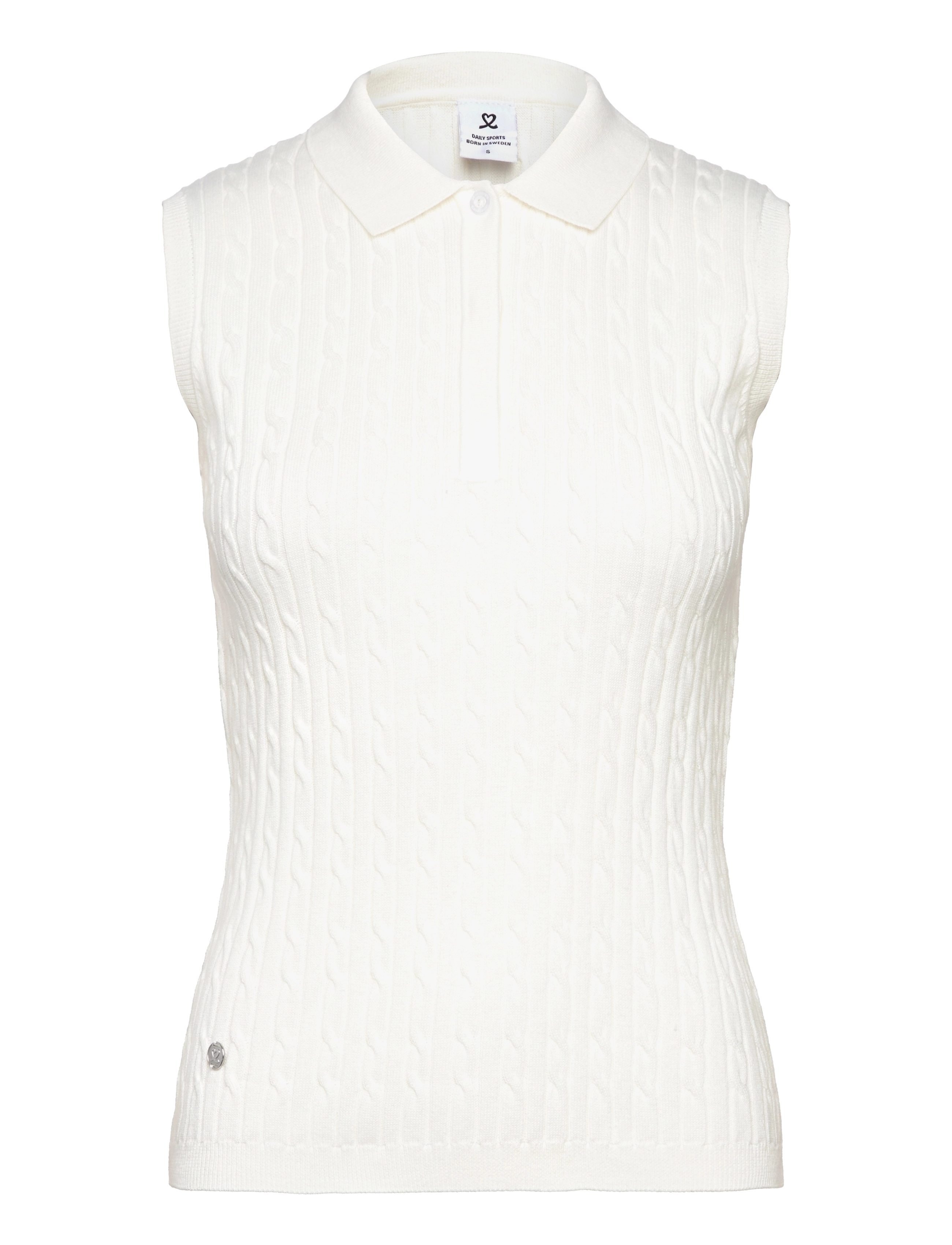 Daily Sports Madelene SL Polo shirt - Daily Sports - WHITE / white