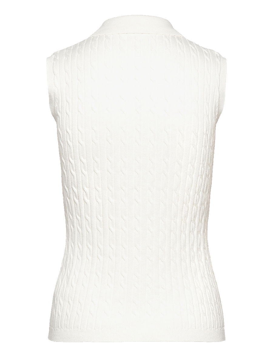 Daily Sports - Madelene SL Polo shirt - white - 2