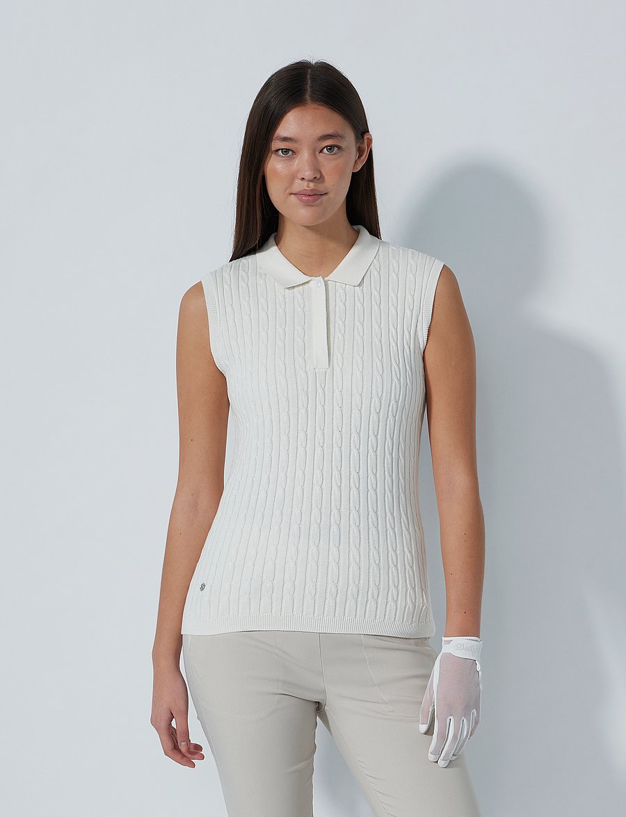 Daily Sports - Madelene SL Polo shirt - white - 0