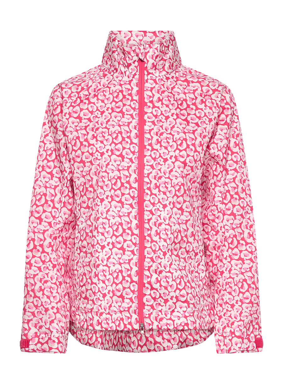 Daily Sports - FLAINE PRINT RAIN JACKET - golfjakker - leo coral - 0