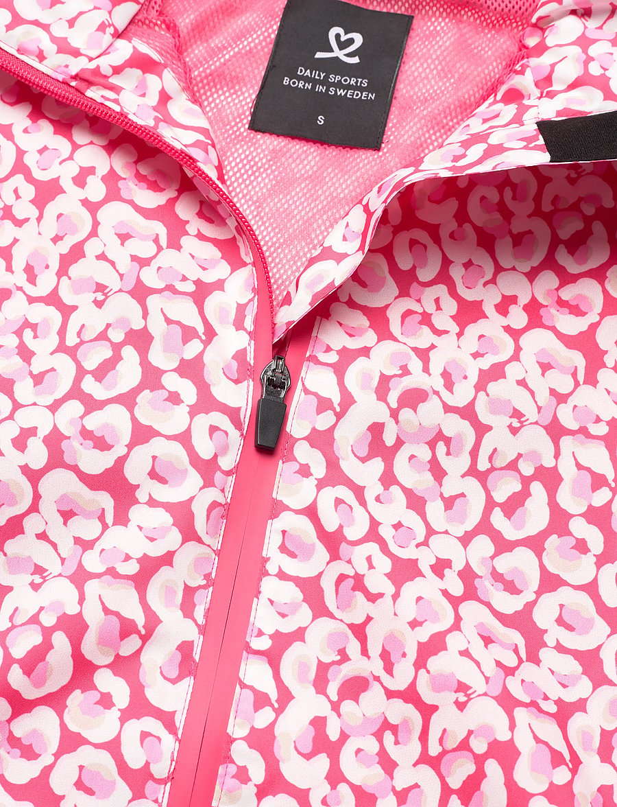 Daily Sports - FLAINE PRINT RAIN JACKET - golfjakker - leo coral - 3