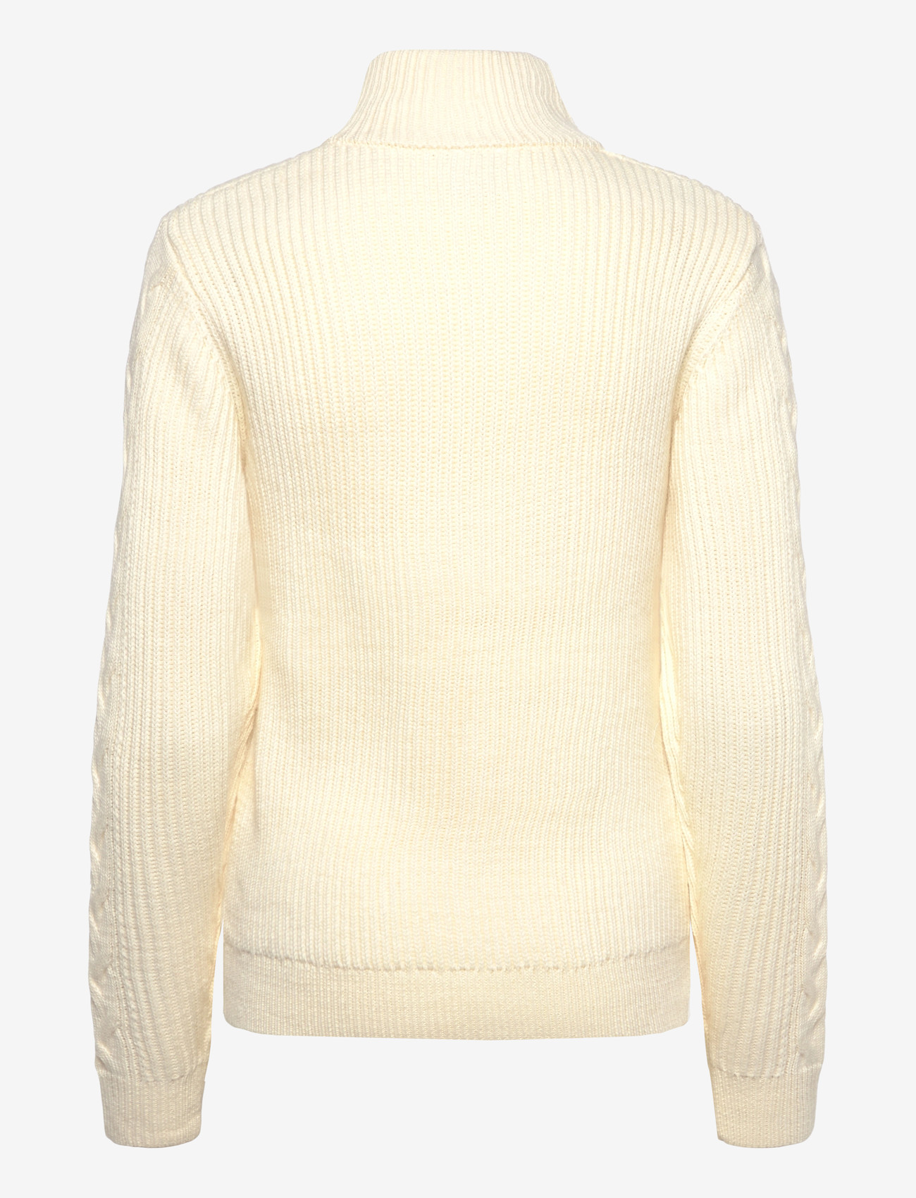 Daily Sports - Cable LS Pullover unlined - sweatshirts - ivory - 1
