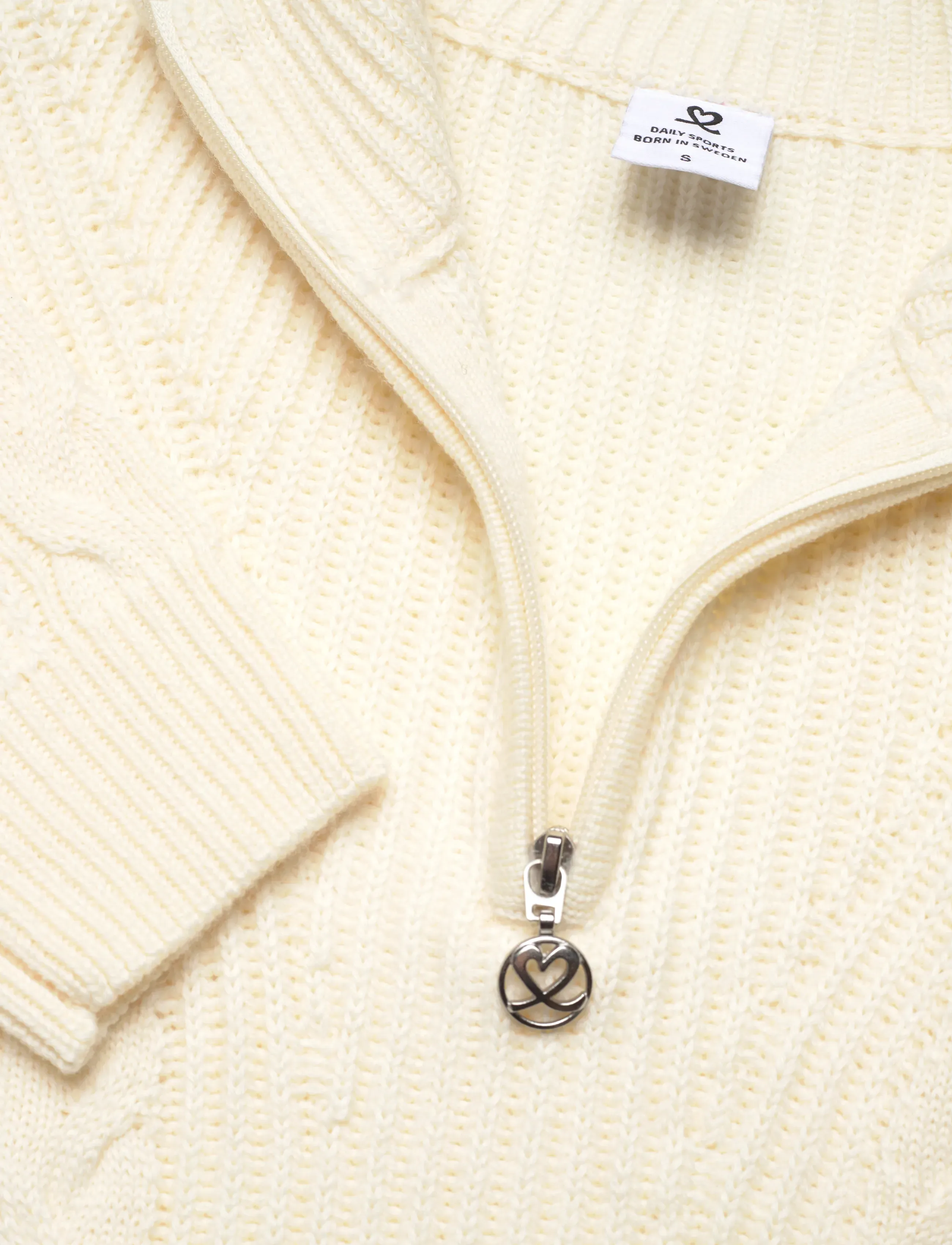 Daily Sports - Cable LS Pullover unlined - pullover - ivory - 2