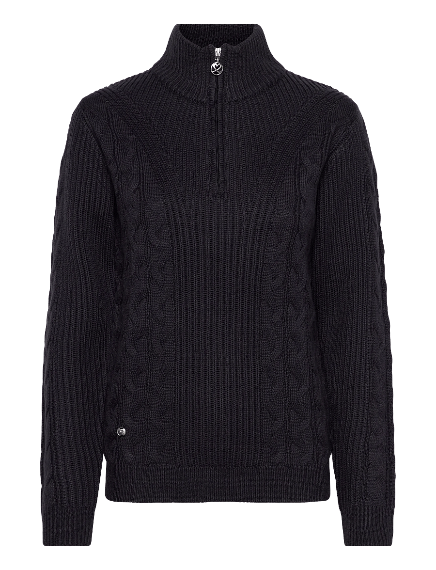 Daily Sports - Cable LS Pullover unlined - sweatshirts - navy - 0
