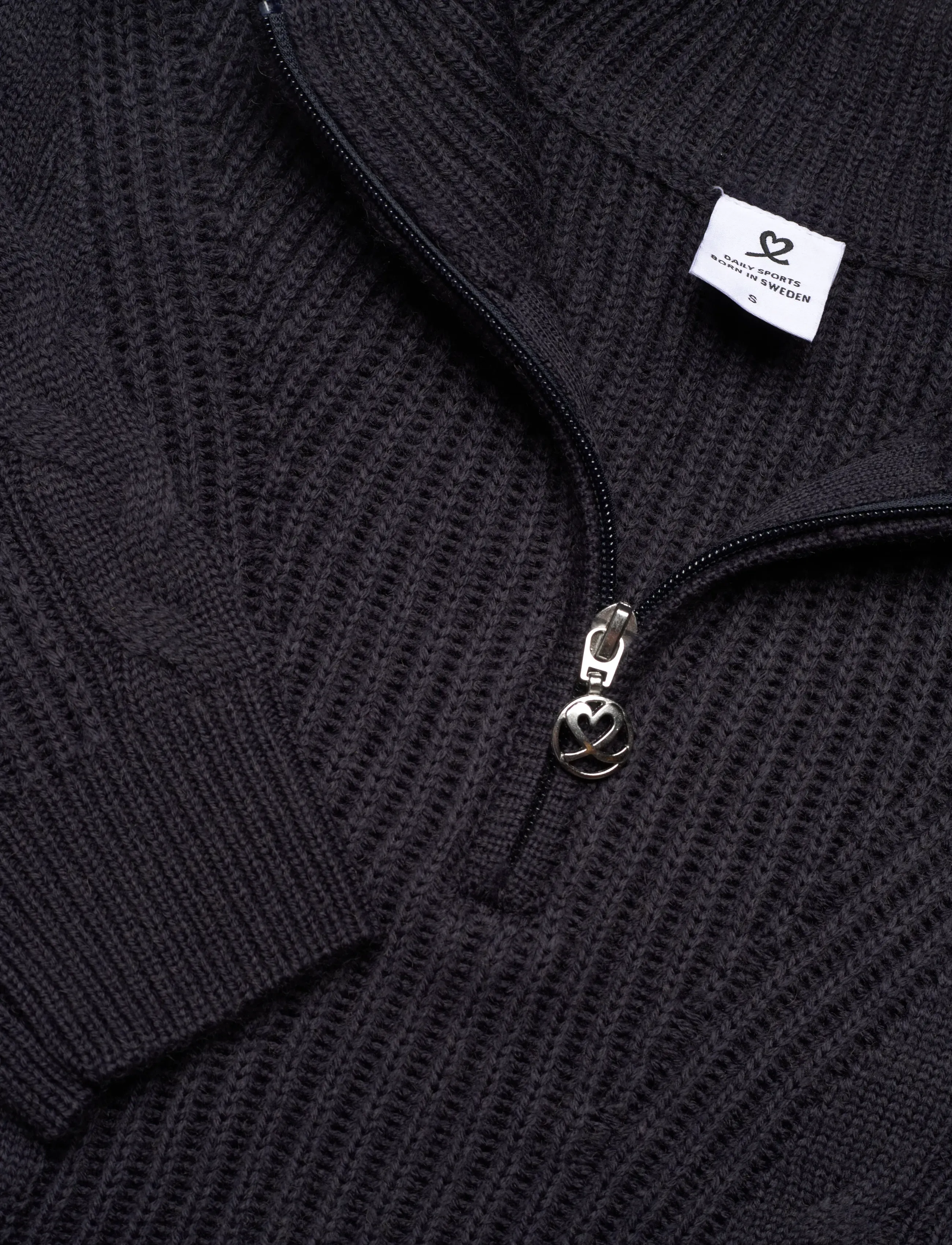 Daily Sports - Cable LS Pullover unlined - sweatshirts - navy - 2