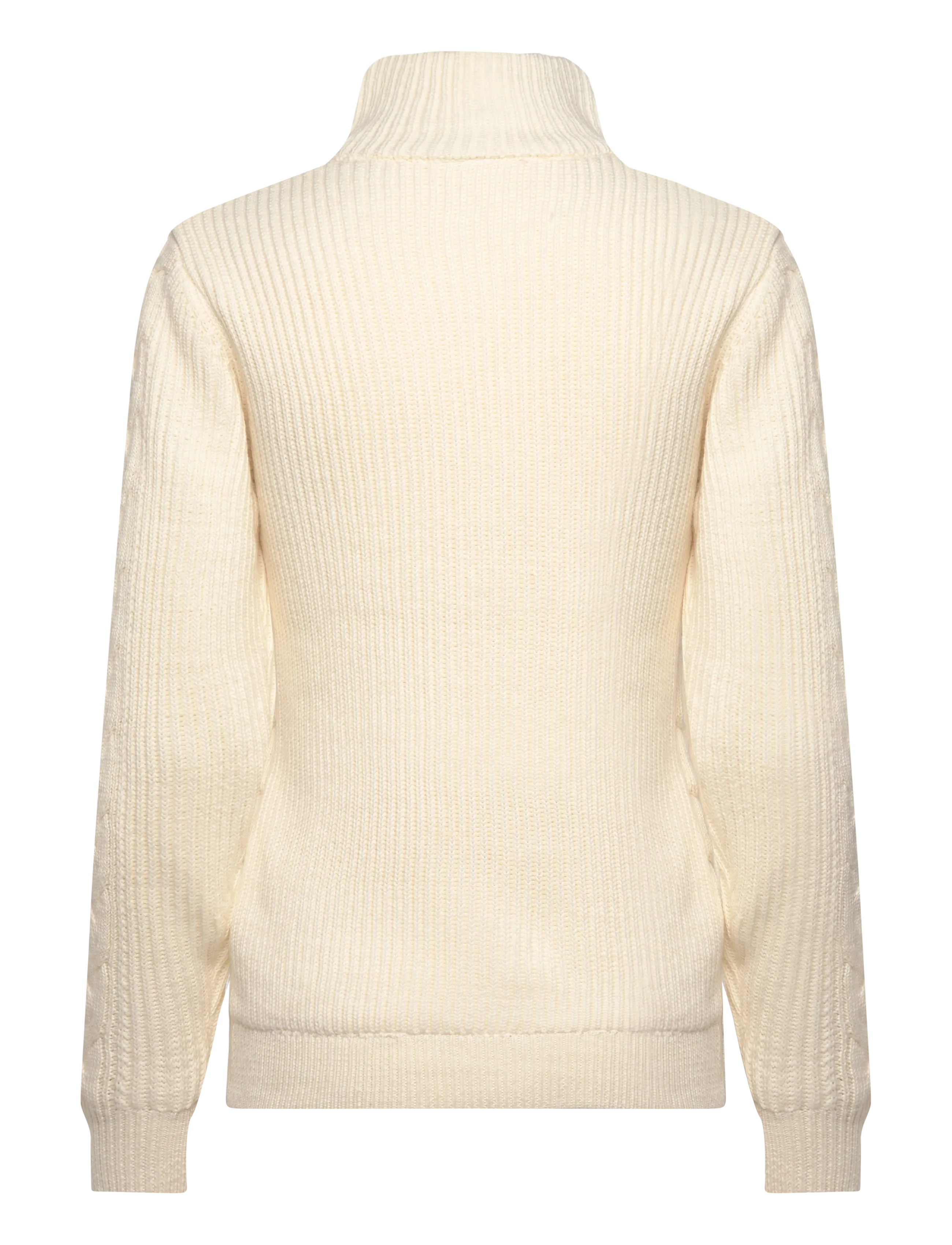 Daily Sports - Cable LS Pullover lined - ivory - 2
