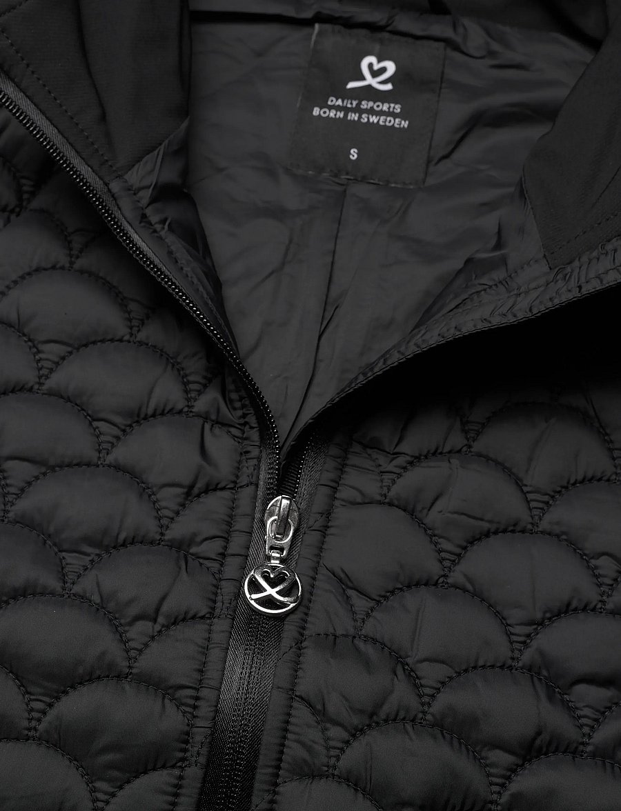 Daily Sports - Quilt Padded vest - Õueriided - black - 2