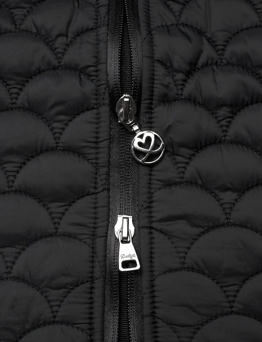 Daily Sports - Quilt Padded vest - Õueriided - black - 4