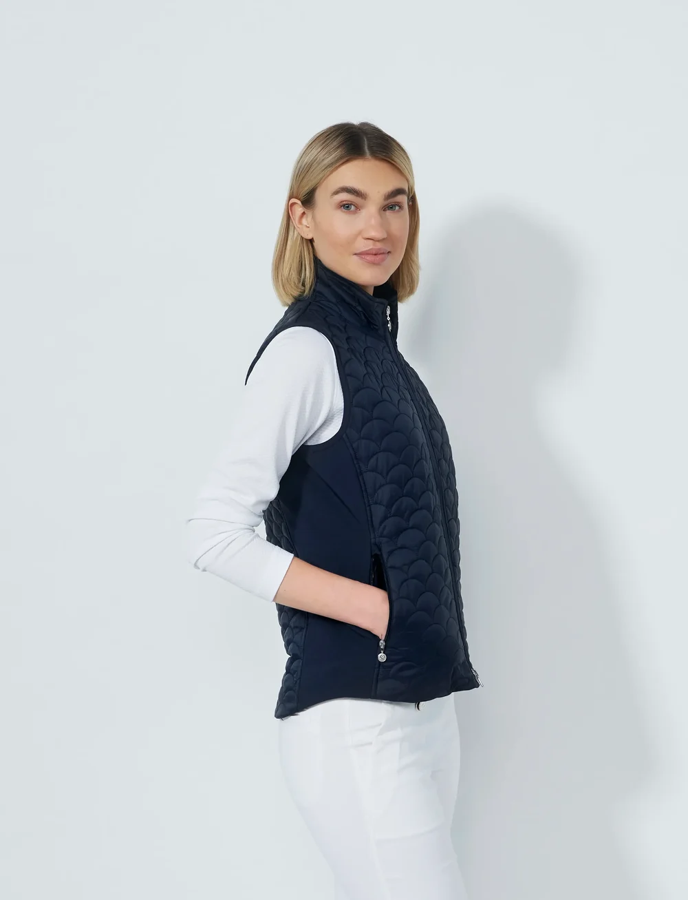 Daily Sports - Quilt Padded vest - overtøj - navy - 4