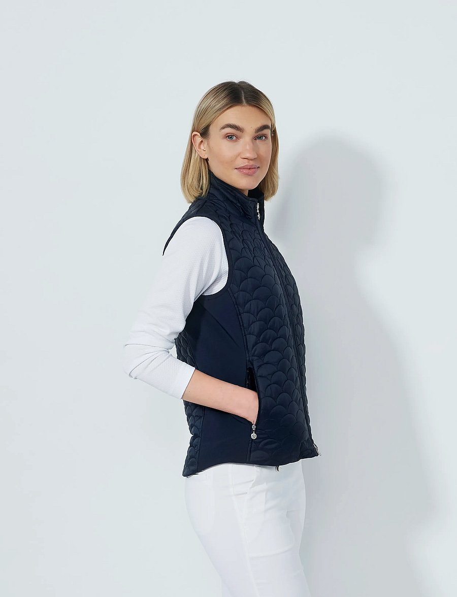 Daily Sports - Quilt Padded vest - outdoor - navy - 4