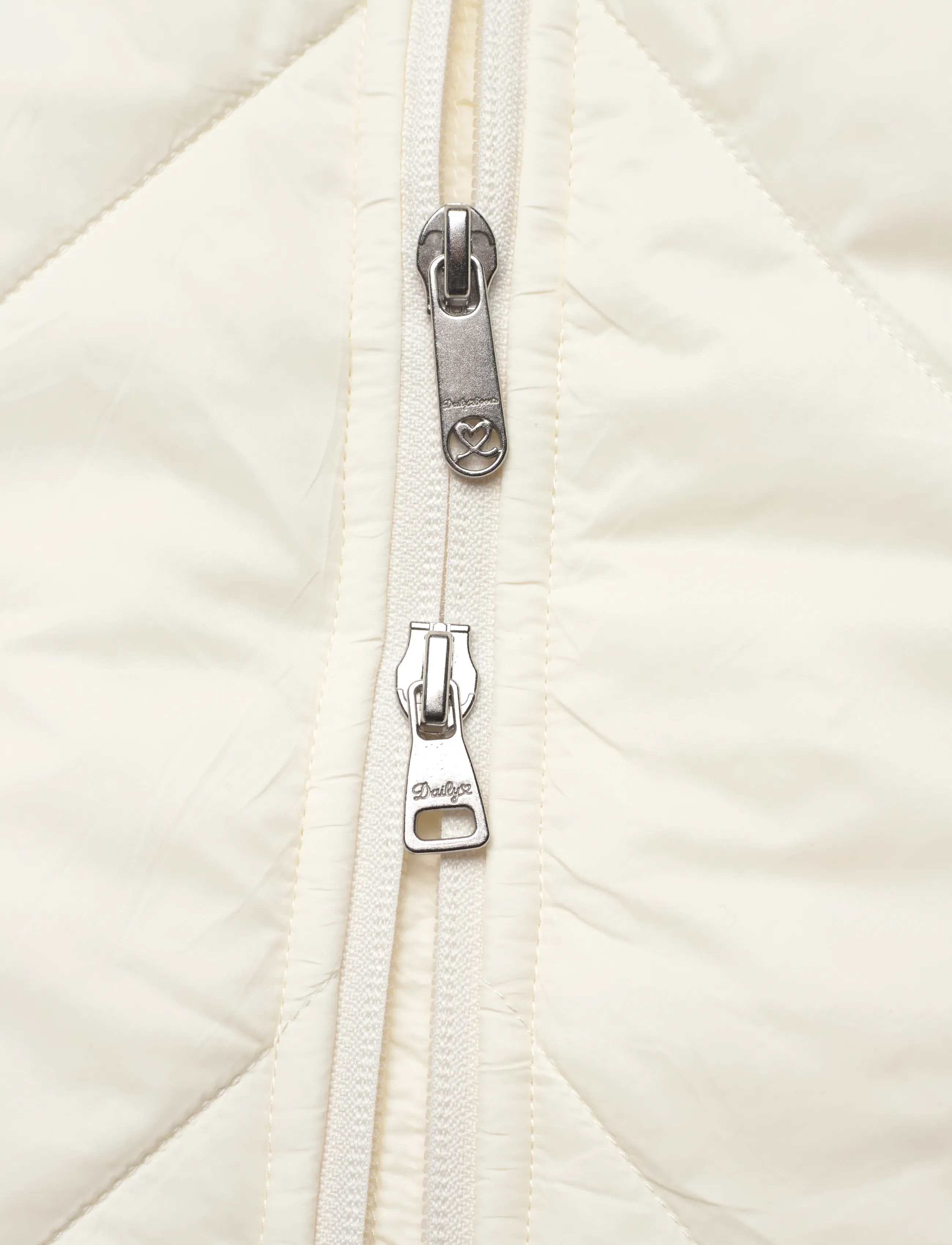 Daily Sports - Quilt Hybrid jacket - ivory - 4